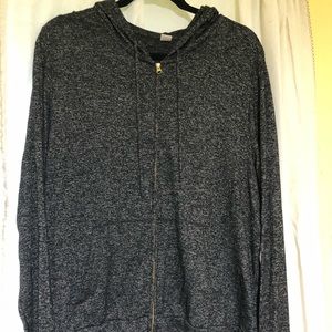 OLD NAVY Gray Zip-up Hoodie Size XL